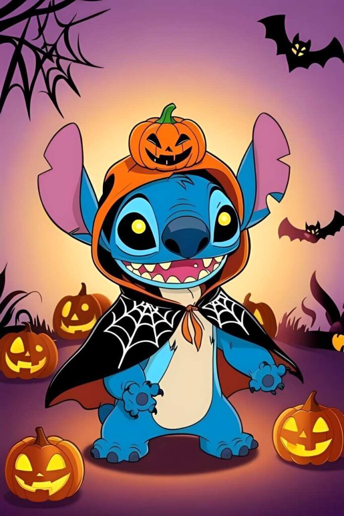 Halloween Stitch Wallpaper