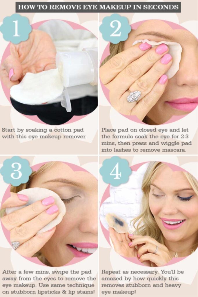 MAKEUP REMOVING METHOD: