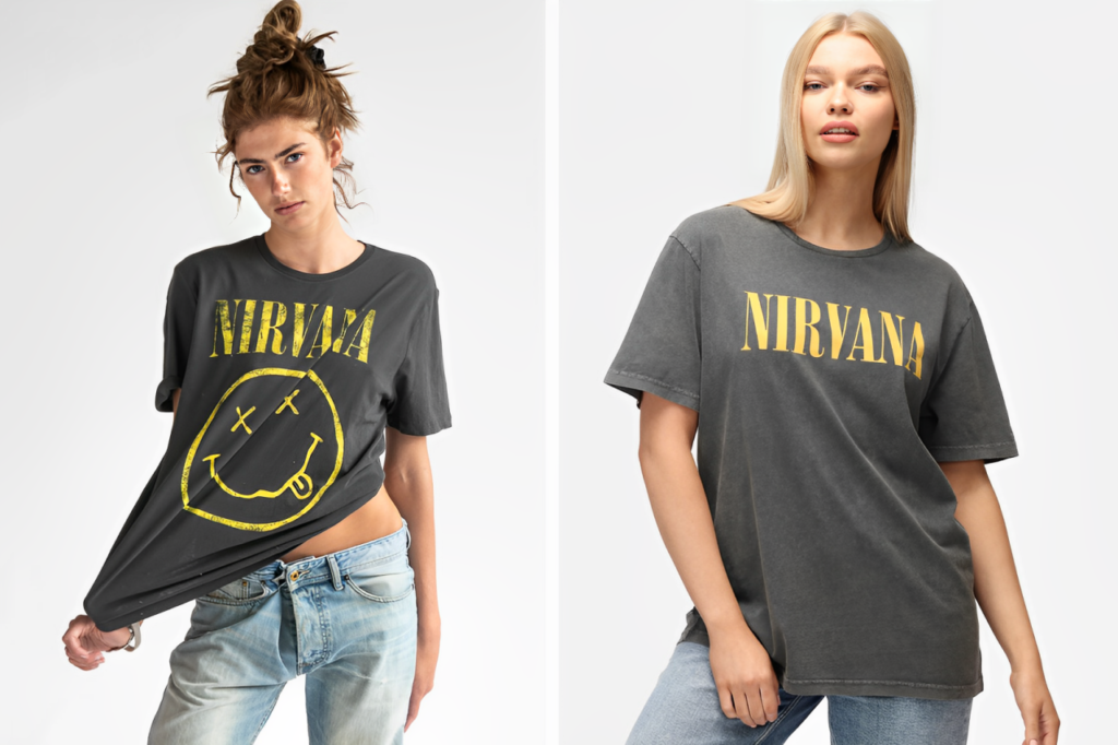 Nirvana Shirt with a Denim Jacket