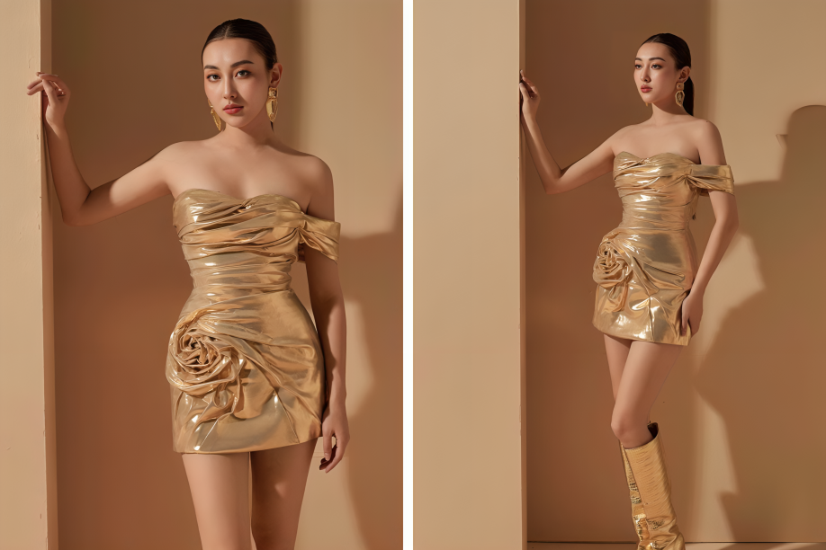 Gold Mini Dresses That Make a Statement