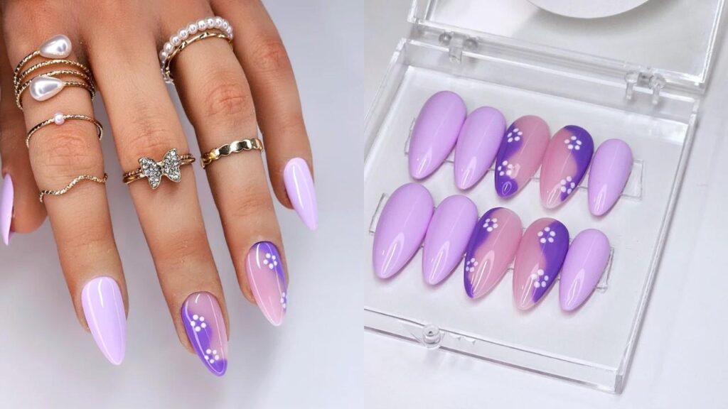 Lavender nails: beautiful designs to Complete your look