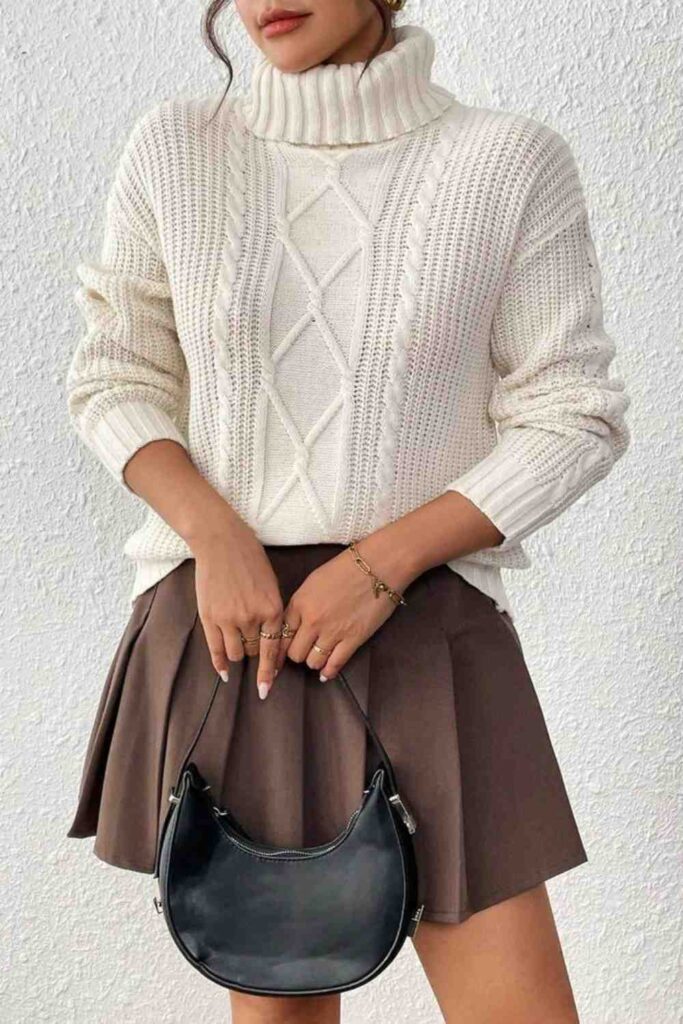 Pairing Sweaters with Skirts