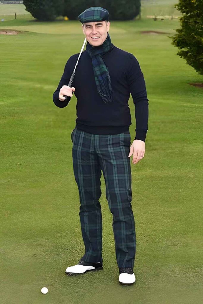 Plaid Golf Pants