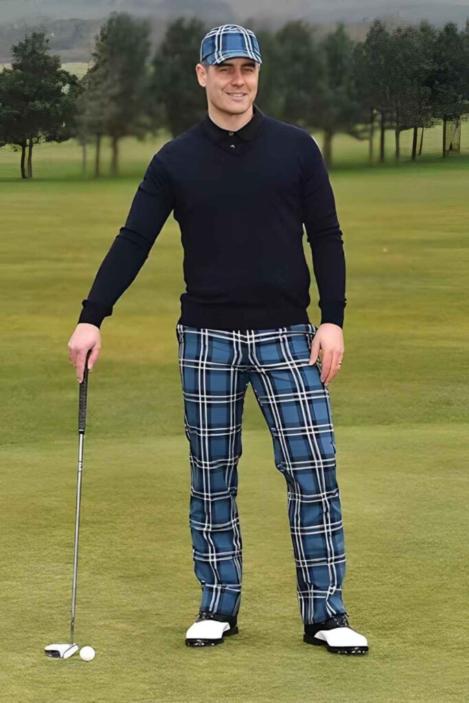 Plaid Golf Pants