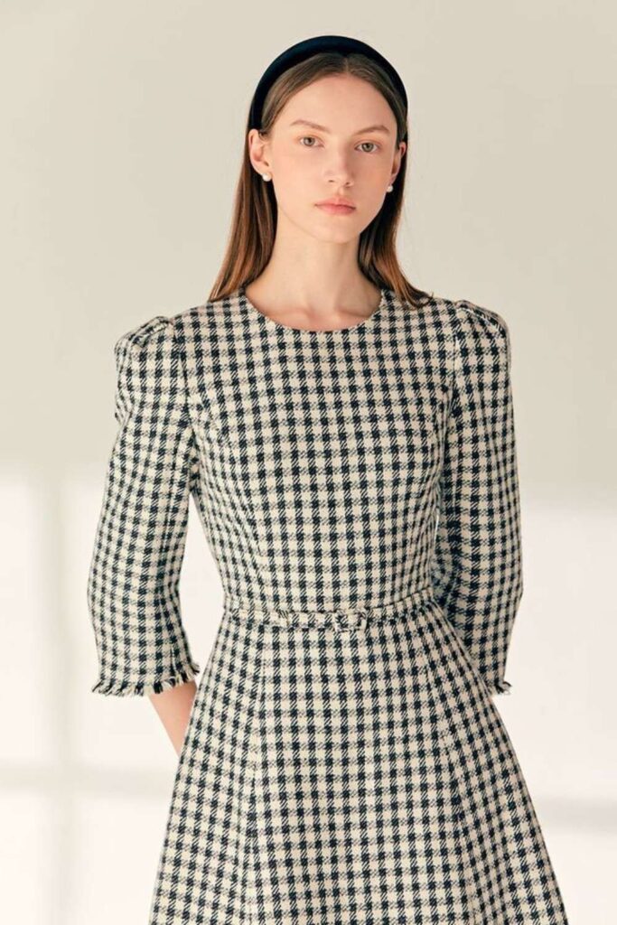 Gingham Dress for Work wear